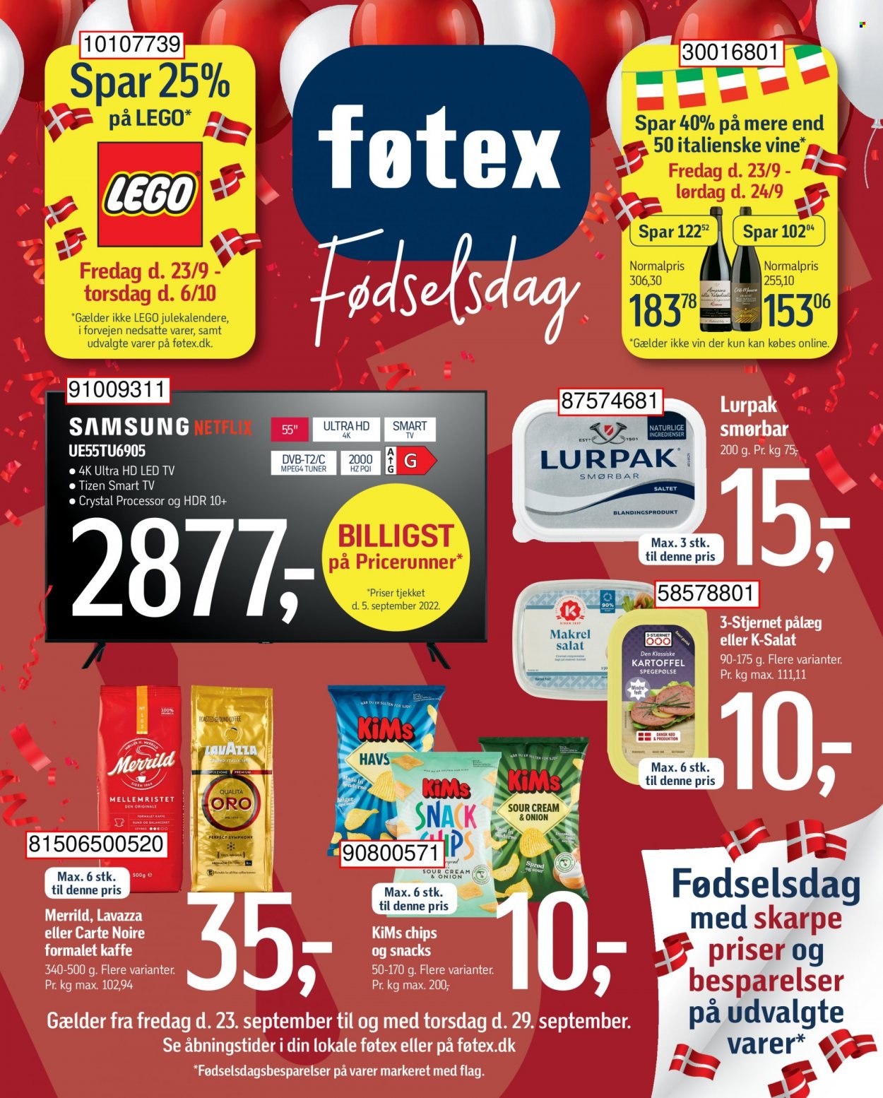 føtex tilbud - 23.9.2022 - 29.9.2022. Side 1