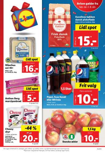 Lidl tilbudsavis  - 02.10.2022 - 08.10.2022.