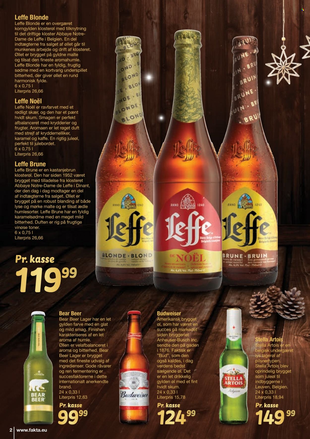 thumbnail - fakta Tyskland tilbud  - 27.9.2022 - 31.12.2022 - tilbudsprodukter - Leffe, Stella Artois, øl, karamel, krydderier. Side 2.