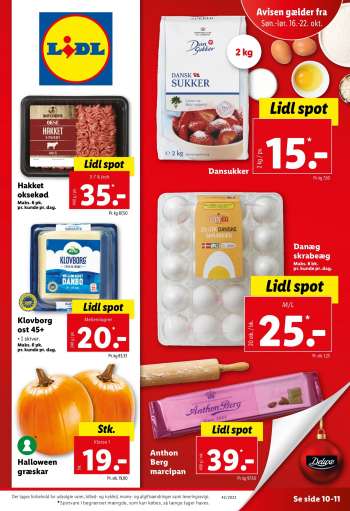 Lidl tilbudsavis  - 16.10.2022 - 22.10.2022.