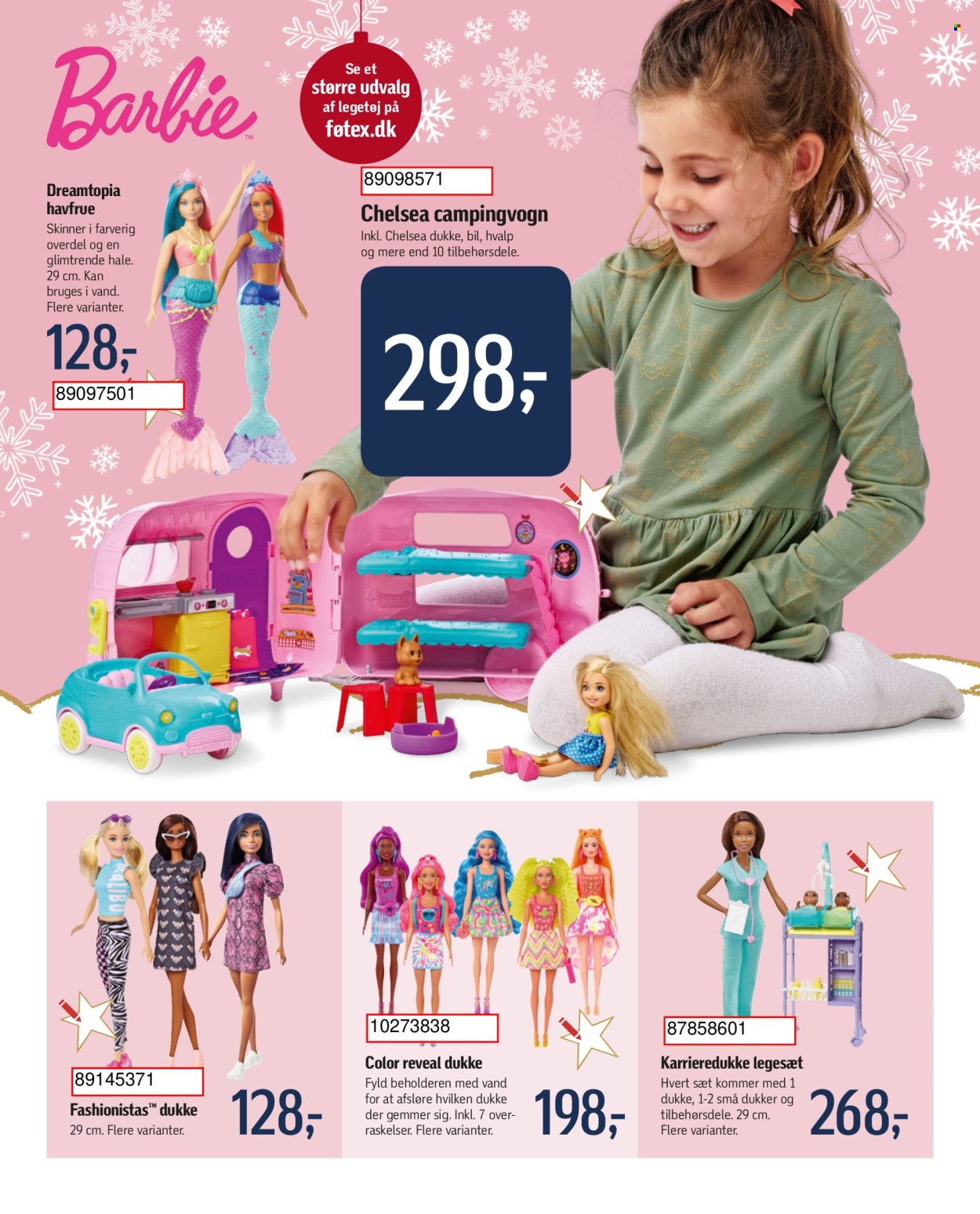 thumbnail - føtex tilbud  - 17.10.2022 - 31.12.2022 - tilbudsprodukter - Barbie, dukke. Side 18.