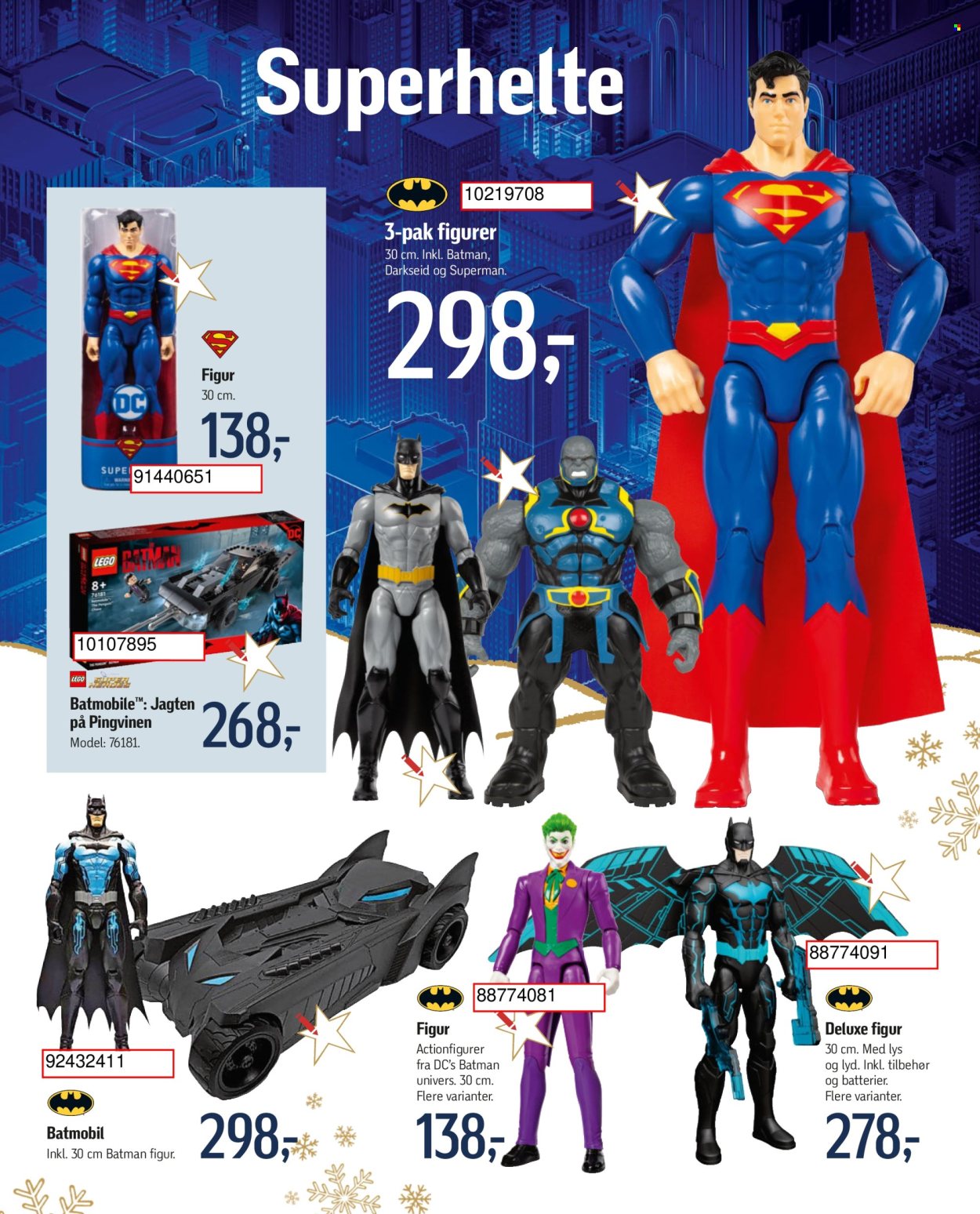 thumbnail - føtex tilbud  - 17.10.2022 - 31.12.2022 - tilbudsprodukter - Batman, Superman, LEGO. Side 28.