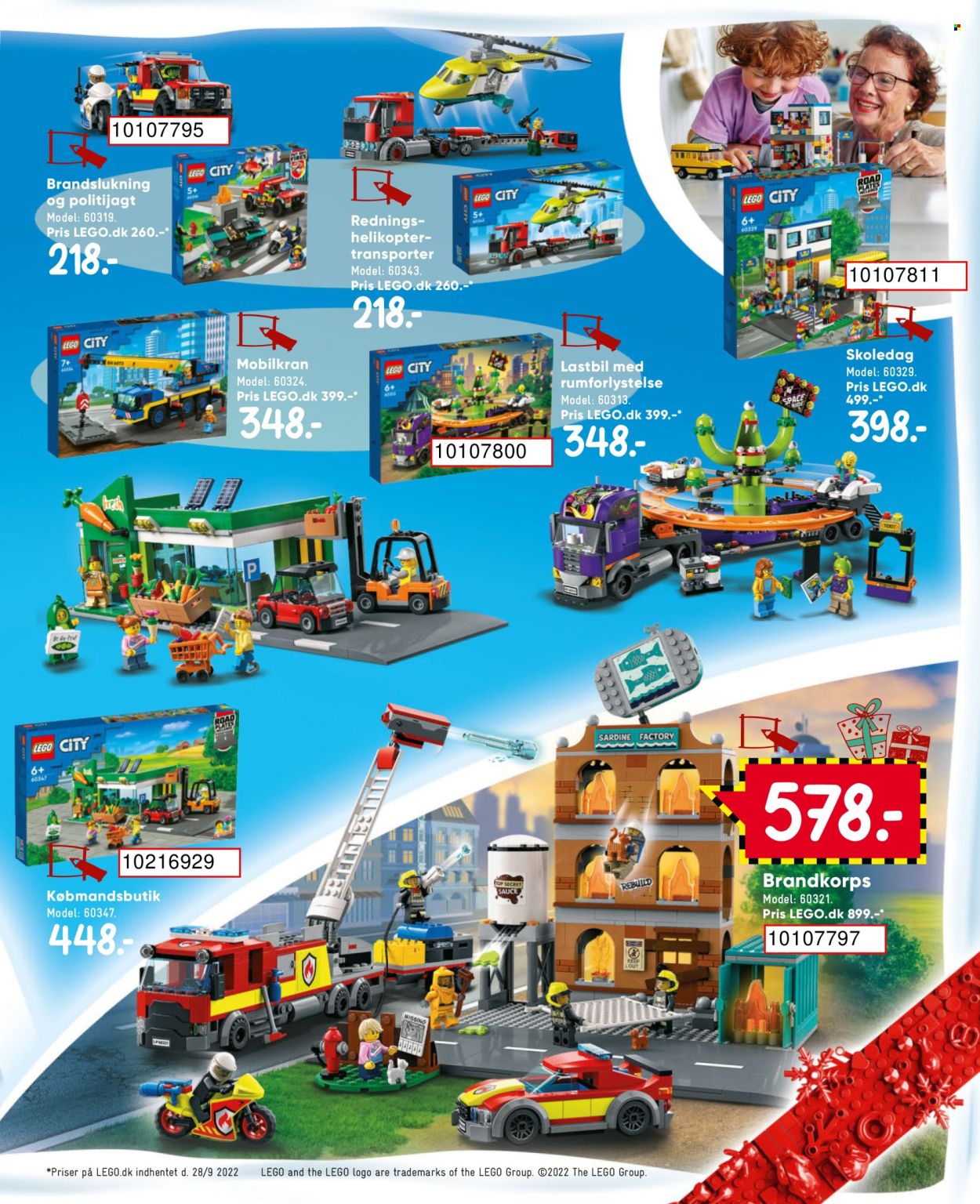 thumbnail - Bilka tilbud  - 21.10.2022 - 31.12.2022 - tilbudsprodukter - LG, sauce, Secret, LEGO, Lego City. Side 9.