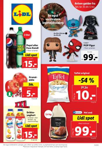 Lidl tilbudsavis  - 30.10.2022 - 05.11.2022.