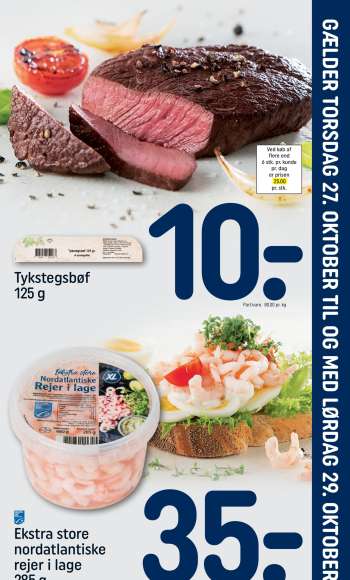 Rema 1000 tilbudsavis  - 27.10.2022 - 29.10.2022.