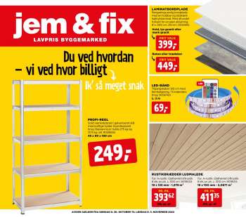 Jem & Fix tilbudsavis  - 30.10.2022 - 05.11.2022.