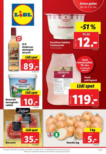 Lidl tilbudsavis  - 06.11.2022 - 12.11.2022.