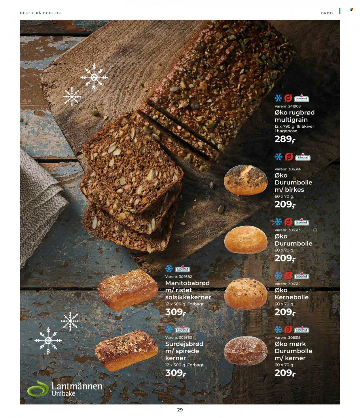 thumbnail - Dagrofa tilbud  - 1.11.2022 - 31.12.2022 - tilbudsprodukter - birkes, rugbrød, brød, solsikkekerner. Side 29.