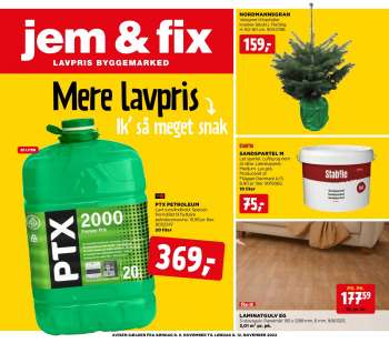 Jem & Fix tilbudsavis  - 06.11.2022 - 12.11.2022.