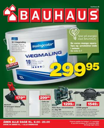 Bauhaus tilbudsavis  - 11.11.2022 - 24.11.2022.