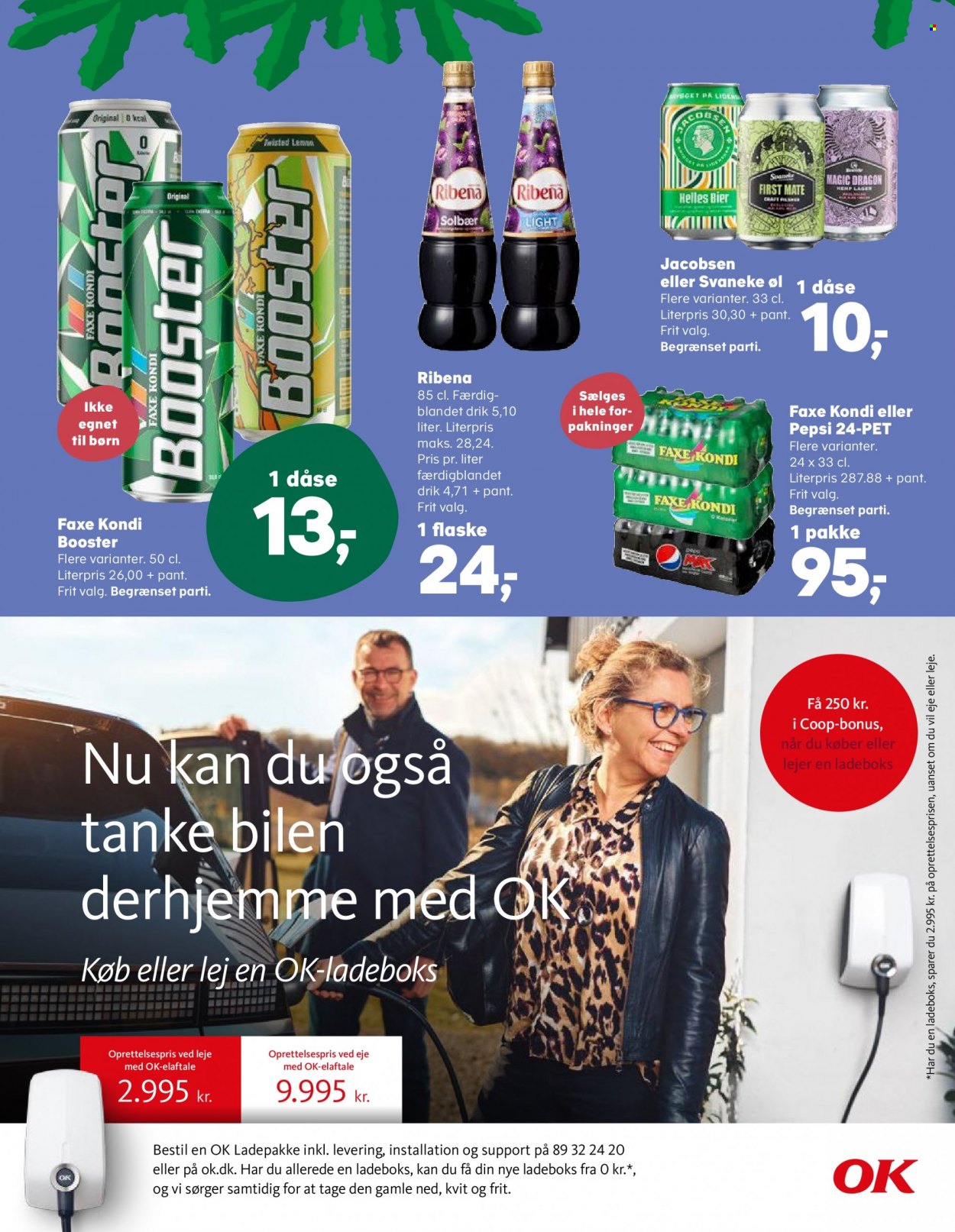 thumbnail - Kvickly tilbud  - 25.11.2022 - 1.12.2022 - tilbudsprodukter - Jacobsen, øl, Pepsi, Faxe Kondi, Ribena. Side 28.