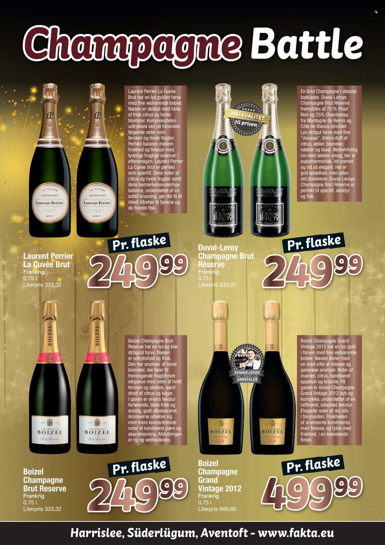 thumbnail - fakta Tyskland tilbud  - 30.11.2022 - 31.12.2022 - tilbudsprodukter - appelsin, champagne, Chardonnay, Pinot Noir, vin, La Cuvée, Absolut. Side 19.