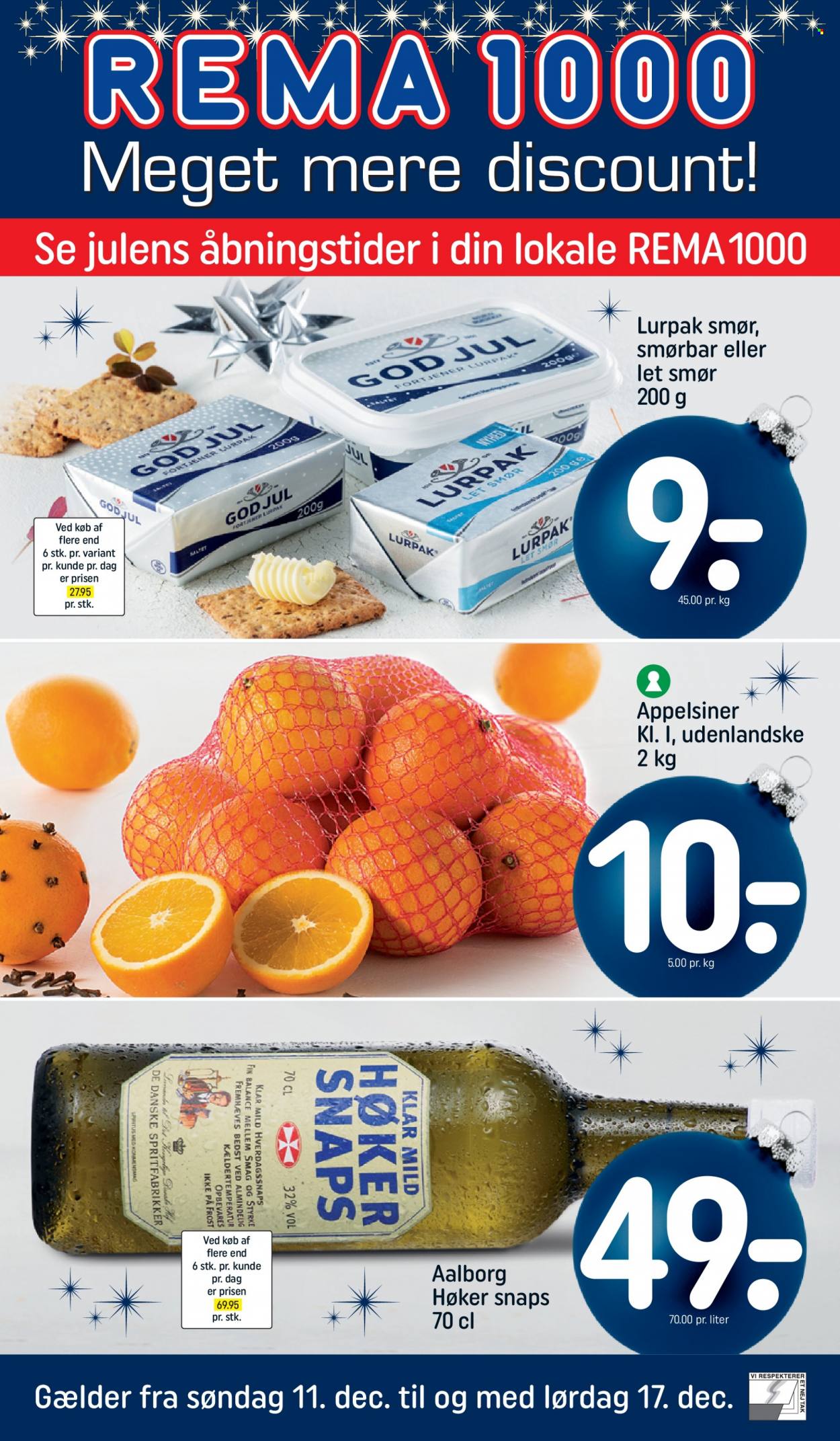 Rema 1000 tilbud - 11.12.2022 - 17.12.2022. Side 1