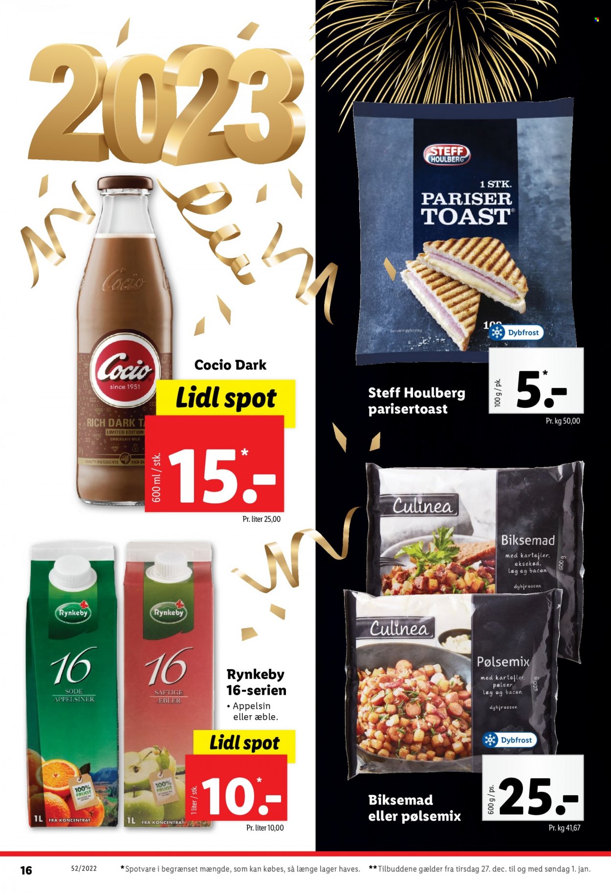 Lidl tilbud - 27.12.2022 - 1.1.2023. Side 16