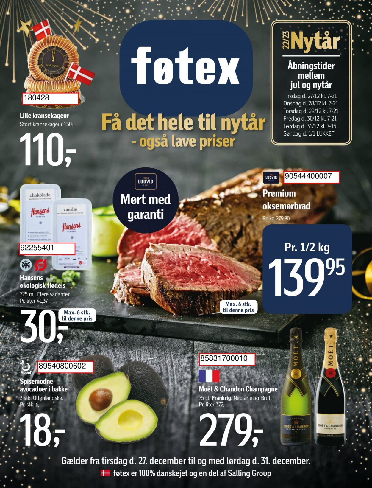 føtex tilbud - 27.12.2022 - 31.12.2022. Side 1