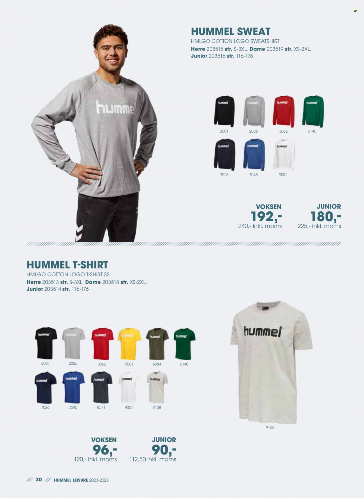 thumbnail - Sportigan tilbud  - tilbudsprodukter - Hummel, T-shirt, sweatshirt. Side 30.