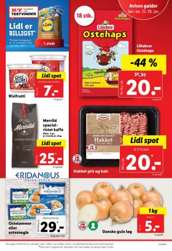 Lidl tilbudsavis  - 22.1.2023 - 28.1.2023.