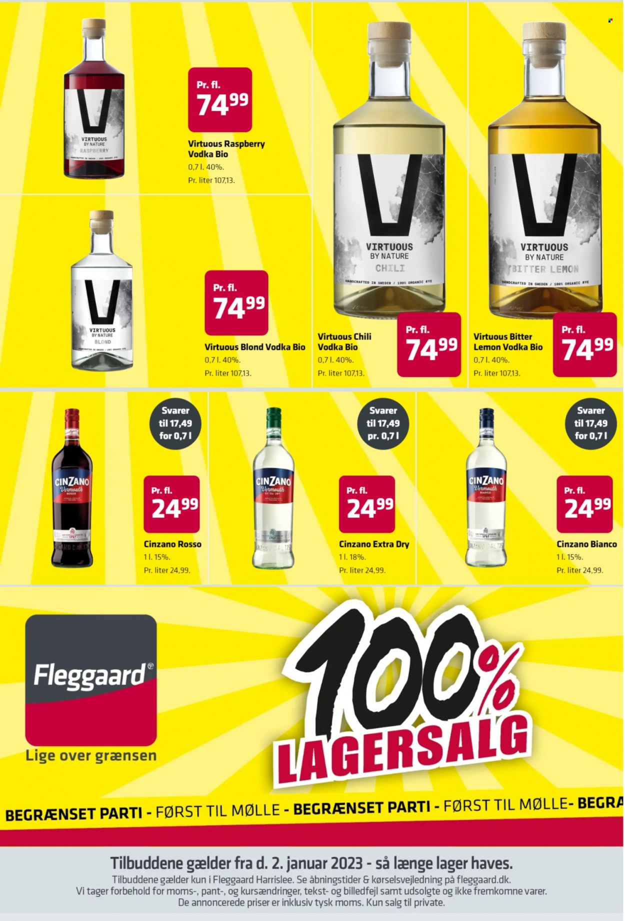 thumbnail - Fleggaard tilbud  - 1.2.2023 - 28.2.2023 - tilbudsprodukter - chili, Cinzano, vermouth, vodka. Side 5.
