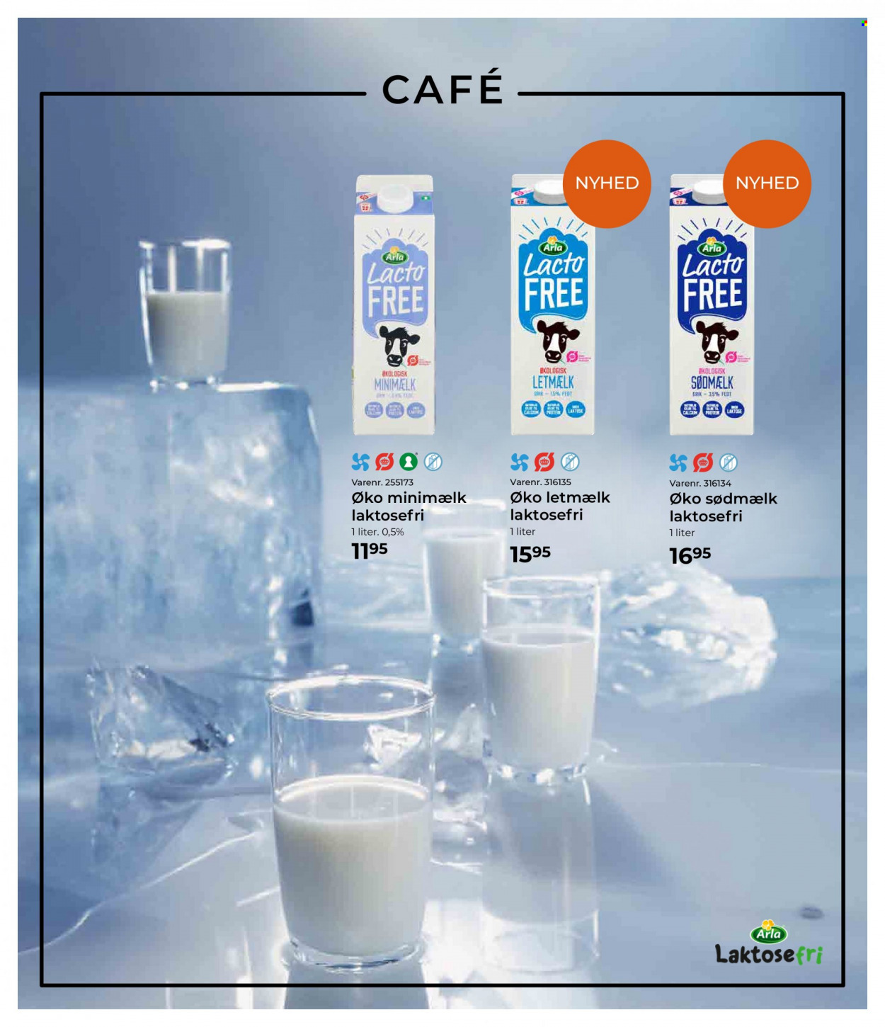 thumbnail - Dagrofa tilbud  - 1.2.2023 - 28.2.2023 - tilbudsprodukter - Arla, mælk, letmælk, minimælk. Side 12.