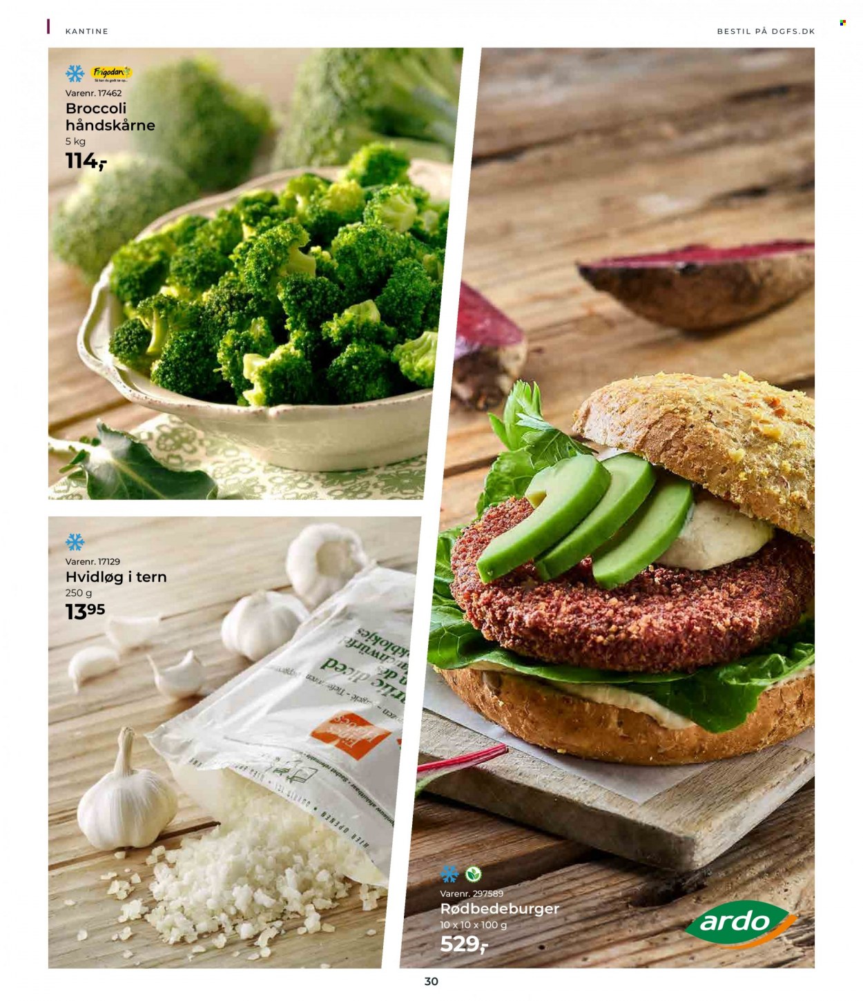 thumbnail - Dagrofa tilbud  - 1.2.2023 - 28.2.2023 - tilbudsprodukter - broccoli, hvidløg. Side 30.