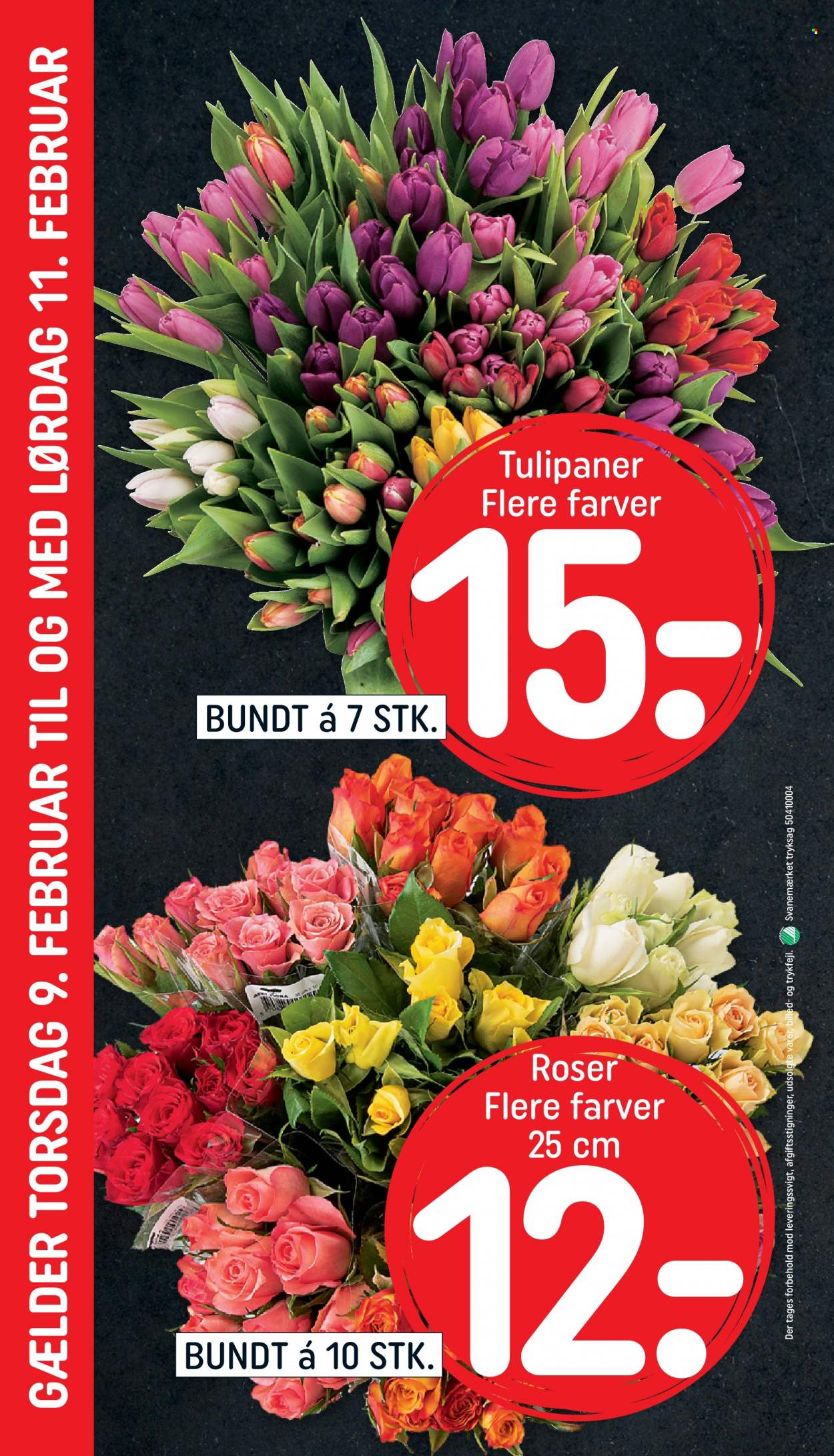 thumbnail - Rema 1000 tilbud  - 9.2.2023 - 11.2.2023 - tilbudsprodukter - roser, tulipaner. Side 8.