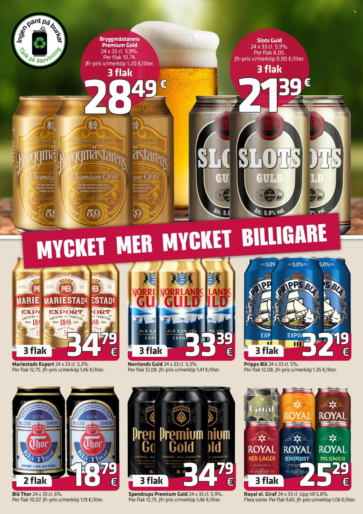 thumbnail - Fleggaard tilbud  - 22.2.2023 - 28.3.2023 - tilbudsprodukter - øl. Side 3.