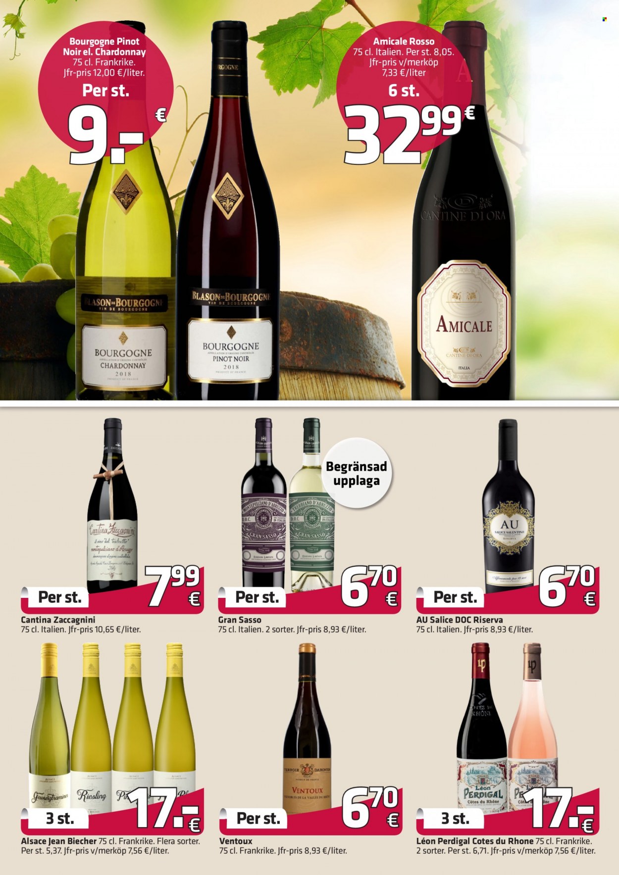 thumbnail - Fleggaard tilbud  - 22.2.2023 - 28.3.2023 - tilbudsprodukter - Riesling, vin. Side 8.