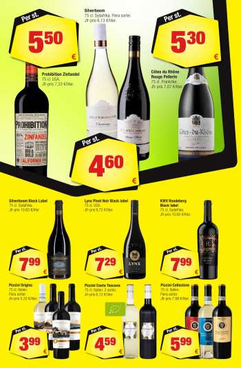 thumbnail - Prohibition Zinfandel 75 cl. USA. Jfr-pris 7,33 €/liter.