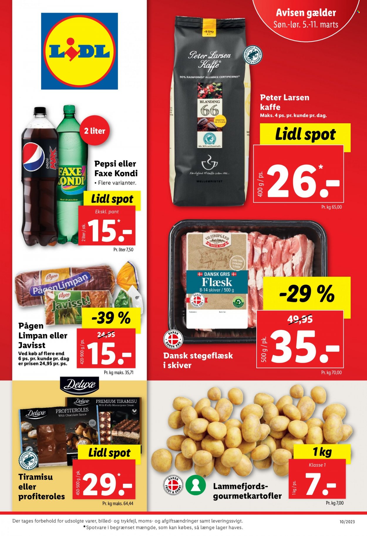 Lidl tilbud - 5.3.2023 - 11.3.2023. Side 1