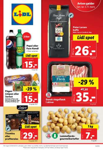 Lidl tilbudsavis  - 5.3.2023 - 11.3.2023.