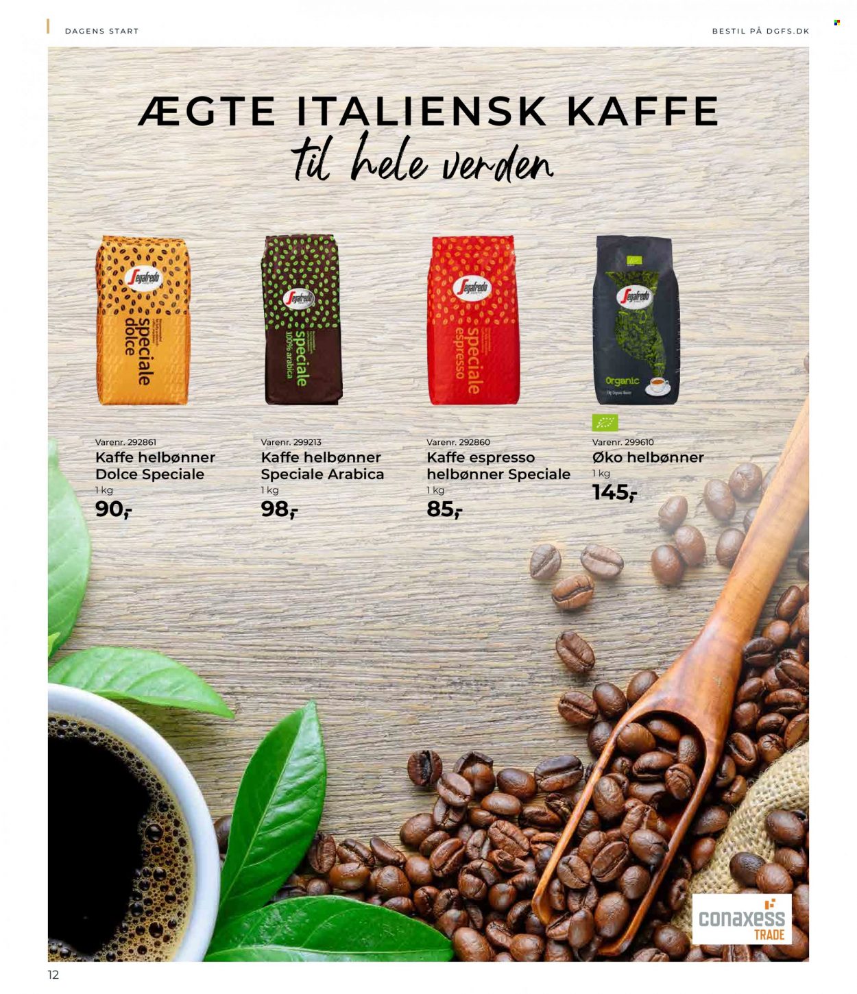 thumbnail - Dagrofa tilbud  - 1.3.2023 - 31.3.2023 - tilbudsprodukter - espresso, hele bønner, kaffe, Segafredo. Side 12.