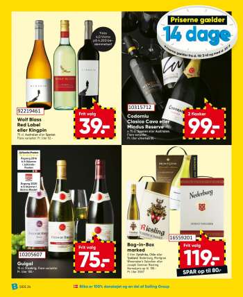 thumbnail - Wolf Blass Red Label eller Kingpin