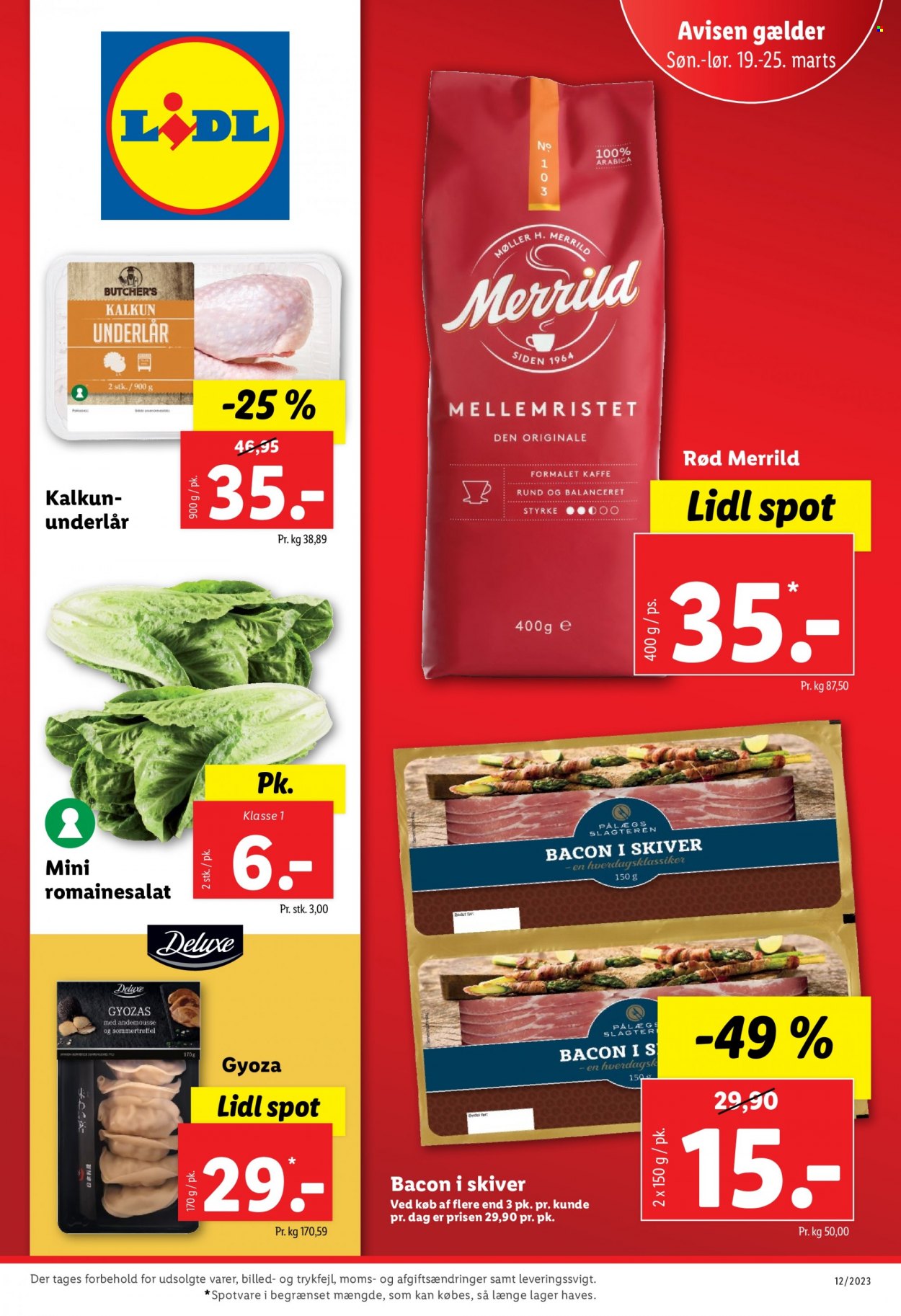 Lidl tilbud - 19.3.2023 - 25.3.2023. Side 1
