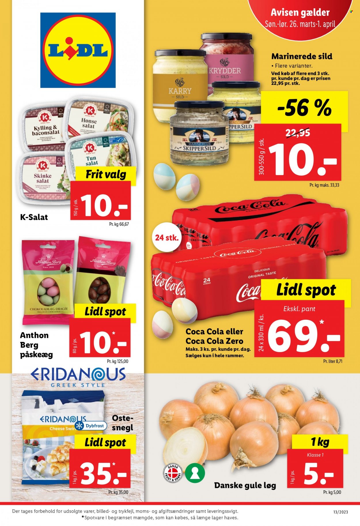 Lidl tilbud - 26.3.2023 - 1.4.2023. Side 1
