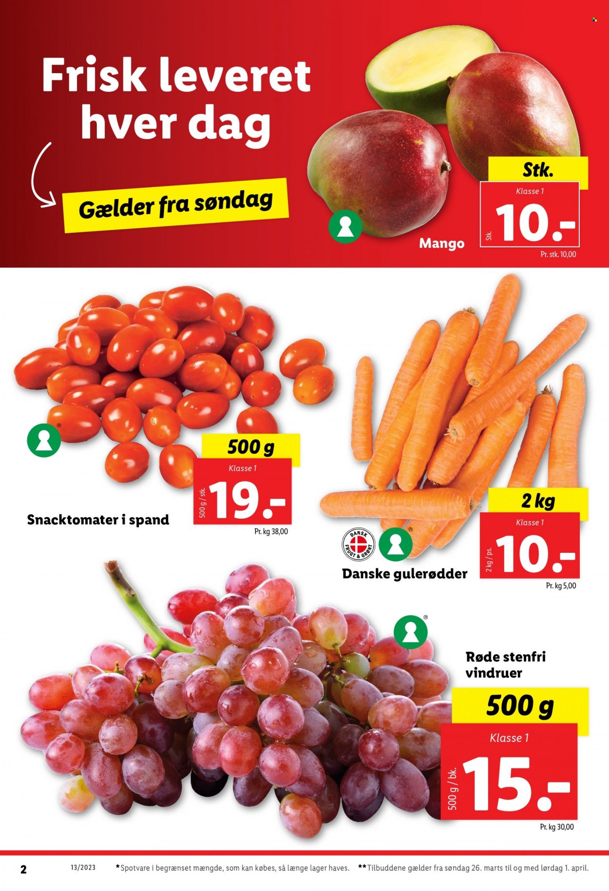 Lidl tilbud - 26.3.2023 - 1.4.2023. Side 2