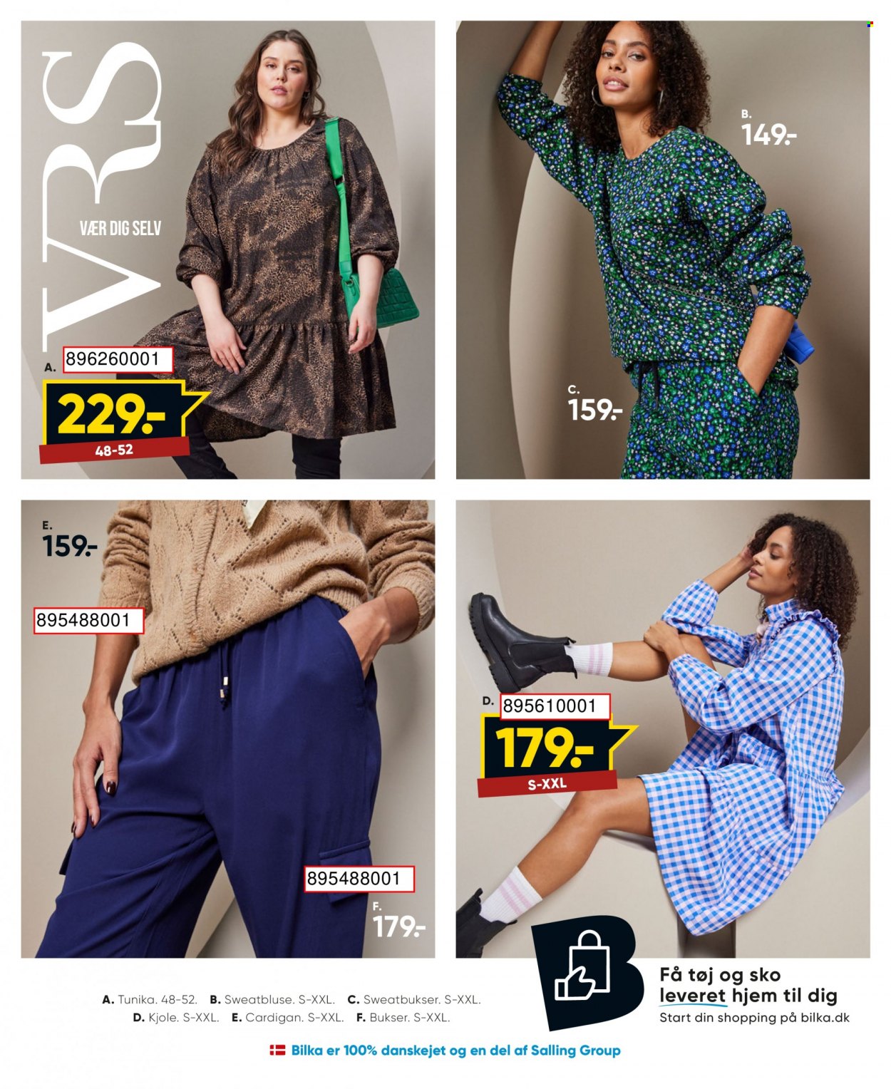 thumbnail - Bilka tilbud  - 24.3.2023 - 7.4.2023 - tilbudsprodukter - bukser, kjole, tunika, cardigan. Side 78.