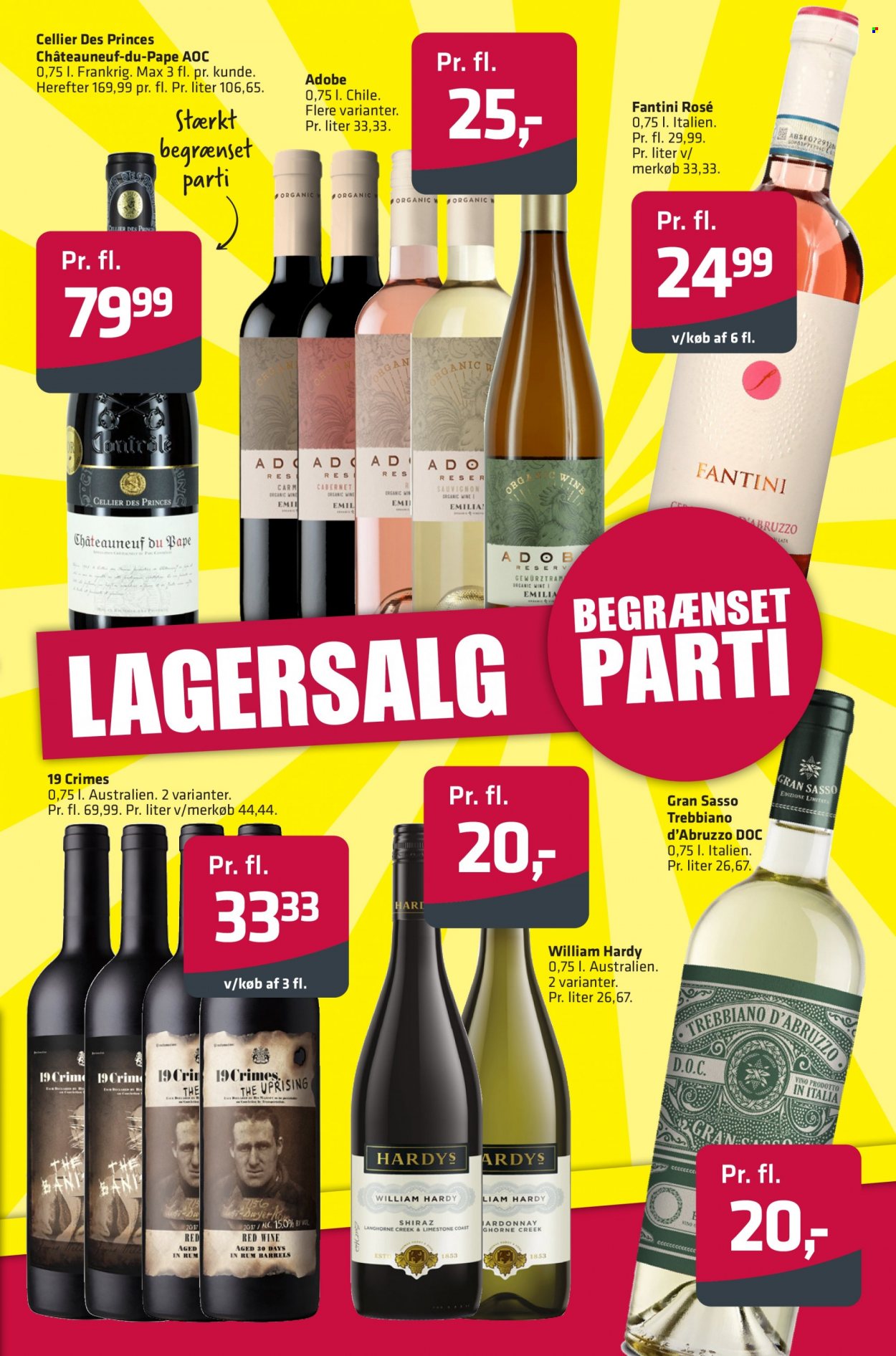 thumbnail - Fleggaard tilbud  - 29.3.2023 - 11.4.2023 - tilbudsprodukter - Shiraz, vin. Side 21.