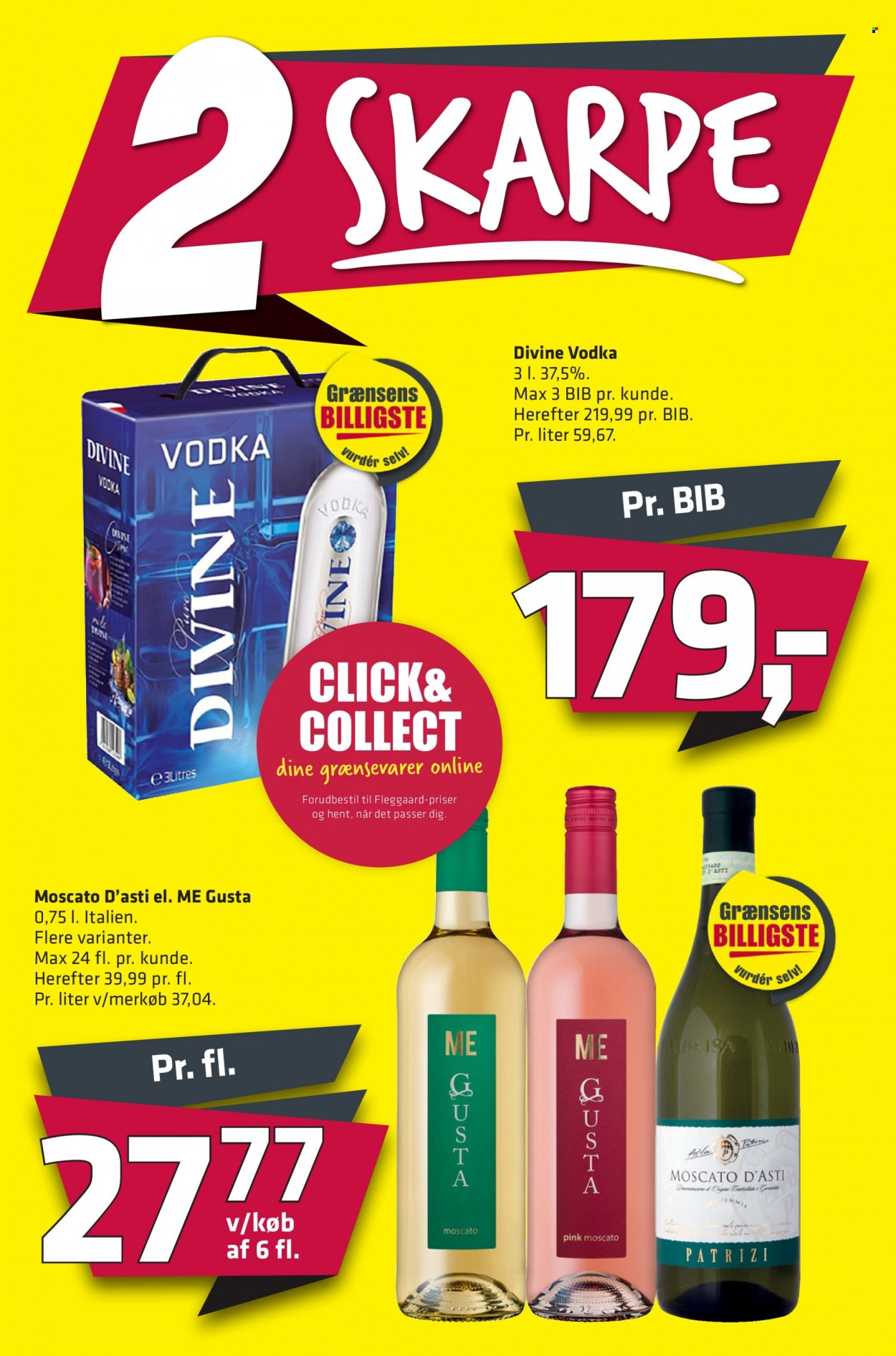 thumbnail - Fleggaard tilbud  - 29.3.2023 - 11.4.2023 - tilbudsprodukter - vodka, Moscato, Moscato d’Asti, vin. Side 29.