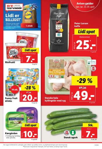 Lidl tilbudsavis  - 23.4.2023 - 29.4.2023.