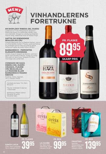 thumbnail - EN EKSPLOSIV RIBERA DEL DUERO BARBARESCO - PIEMONTES ELEGANTE DRONNING