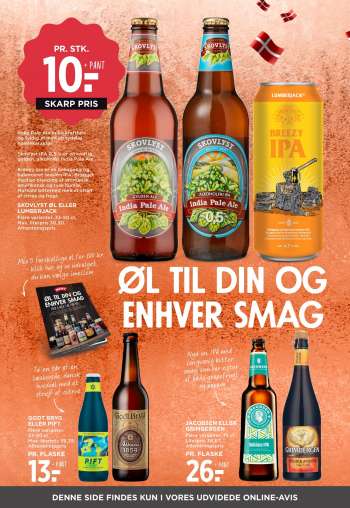 thumbnail - India Pale Ale er en kraftfuld og fyldig øl med en tydelig humlekarakter. Skovlyst IPA 0,5 % er en kraftig