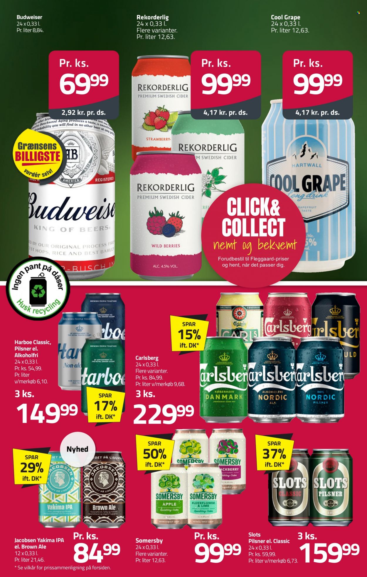 thumbnail - Fleggaard tilbud  - 24.5.2023 - 6.6.2023 - tilbudsprodukter - cider, øl. Side 21.