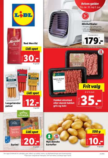 Lidl tilbudsavis  - 30.5.2023 - 3.6.2023.