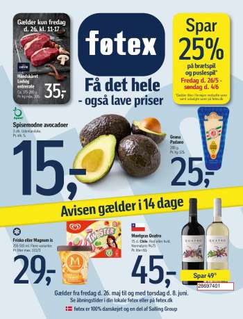 føtex tilbudsavis  - 26.5.2023 - 8.6.2023.