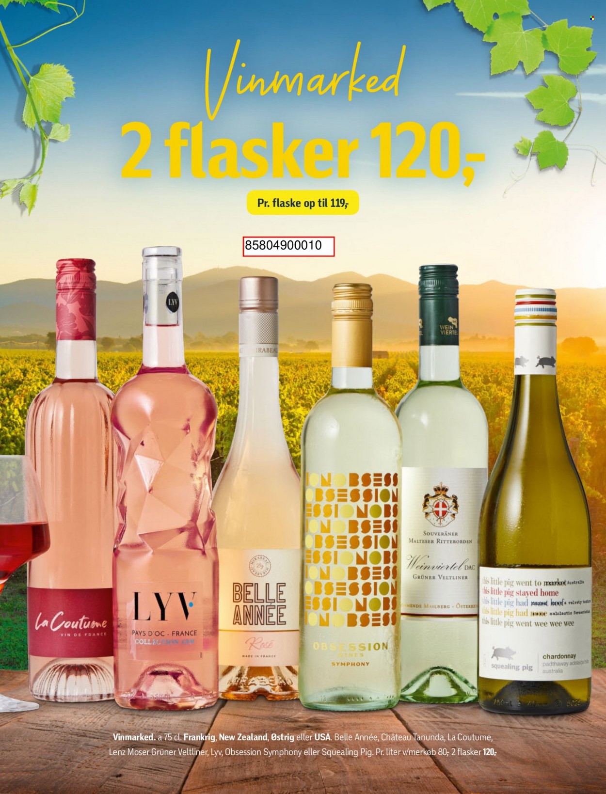thumbnail - føtex tilbud  - 26.5.2023 - 30.6.2023 - tilbudsprodukter - hvidvin, Chardonnay, vin, Moser. Side 4.