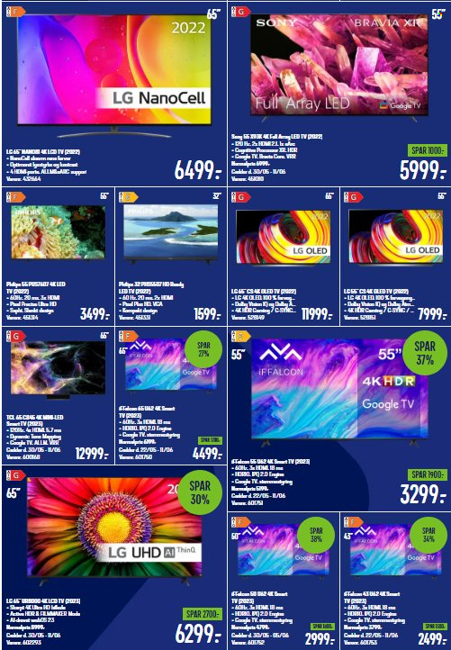 thumbnail - Elgiganten tilbud  - tilbudsprodukter - LG, LED TV, Smart TV, Sony, TCL. Side 15.