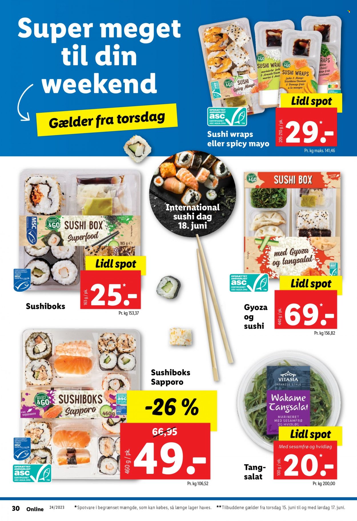 Lidl tilbud - 11.6.2023 - 17.6.2023. Side 30