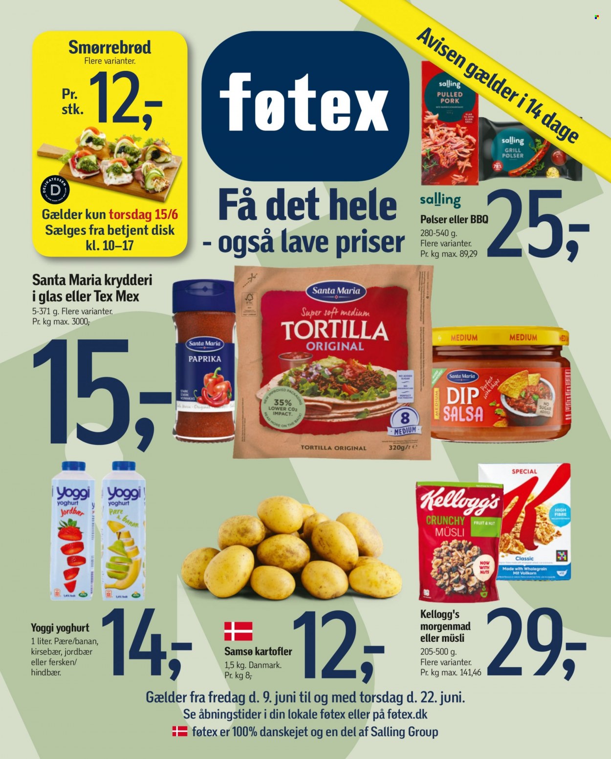 føtex tilbud - 9.6.2023 - 22.6.2023. Side 1