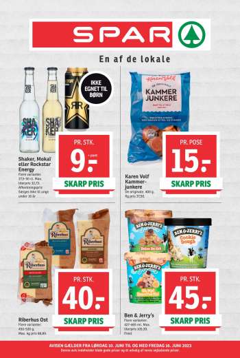 SPAR tilbudsavis  - 10.6.2023 - 16.6.2023.