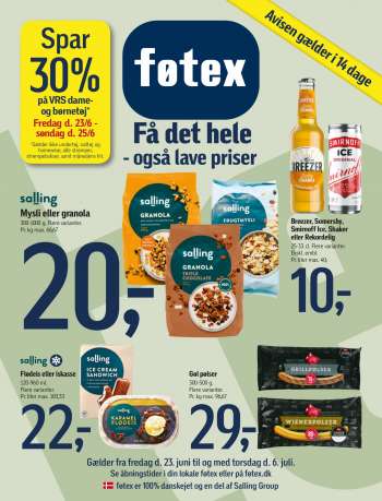 føtex tilbudsavis  - 23.6.2023 - 6.7.2023.
